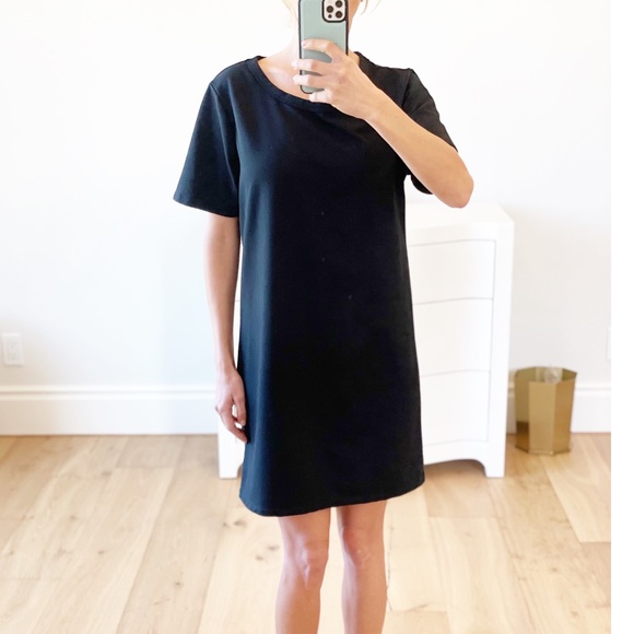 Black Loose Fit T-shirt Dress Small - Picture 5 of 5